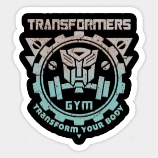 Transformers Gym Sticker